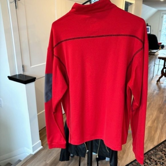 PING Quarter-Zip Red Wisconsin Golf Pullover - Large - Picture 4 of 9